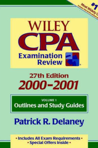 Cover of Wiley Cpa Exam Review 2000-01