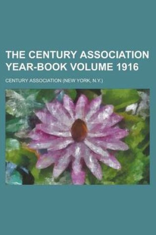 Cover of The Century Association Year-Book Volume 1916