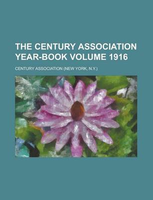 Book cover for The Century Association Year-Book Volume 1916