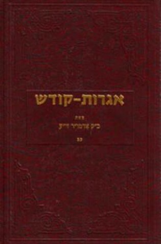 Cover of Igrois Kodesh - Rebbe - Vol.22