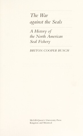 Book cover for The War against the Seals