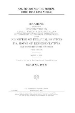 Cover of GSE reform and the Federal Home Loan Bank System