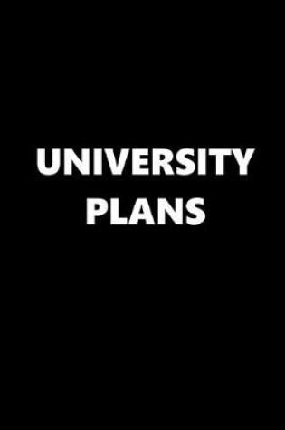 Cover of 2020 Weekly Planner School Theme University Plans Black White 134 Pages