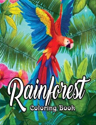 Book cover for Rainforest Coloring Book