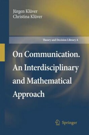 Cover of On Communication. An Interdisciplinary and Mathematical Approach
