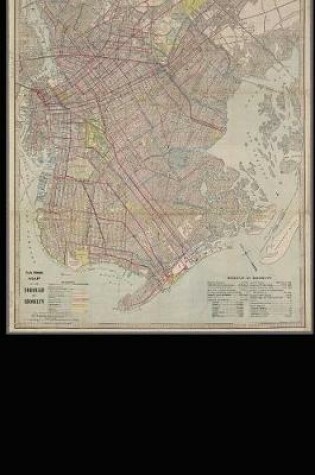 Cover of Antique 1907 Map of the Brooklyn Borough New York City Journal