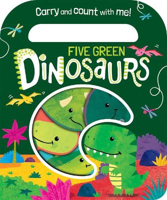 Book cover for Five Green Dinosaurs