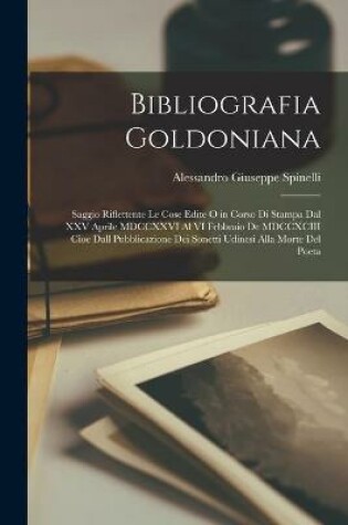 Cover of Bibliografia Goldoniana