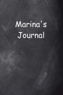 Book cover for Marina Personalized Name Journal Custom Name Gift Idea Marina