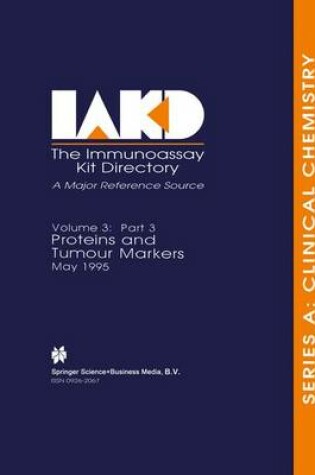 Cover of Proteins and Tumour Markers May 1995