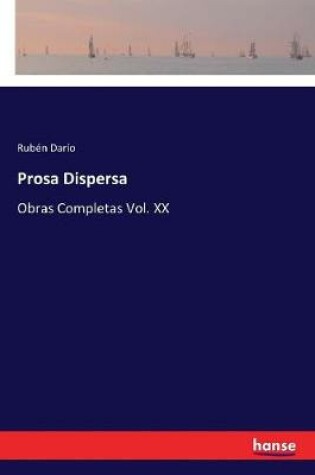 Cover of Prosa Dispersa