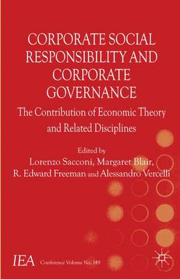 Book cover for Corporate Social Responsibility and Corporate Governance