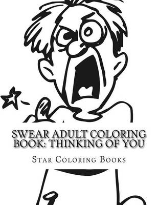 Book cover for Swear Adult Coloring Book