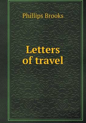 Book cover for Letters of travel