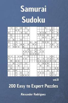 Book cover for Samurai Sudoku Puzzles - 200 Easy to Expert vol. 8