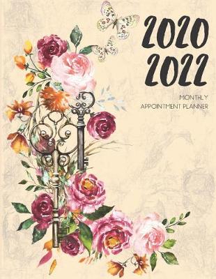 Book cover for 2020-2022 Three 3 Year Planner Christian Flowers Monthly Calendar Gratitude Agenda Schedule Organizer