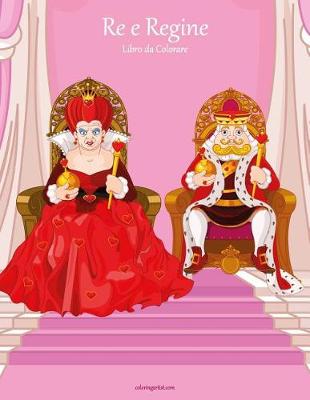 Cover of Re e Regine Libro da Colorare 1