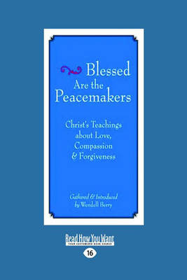 Book cover for Blessed are the Peacemakers