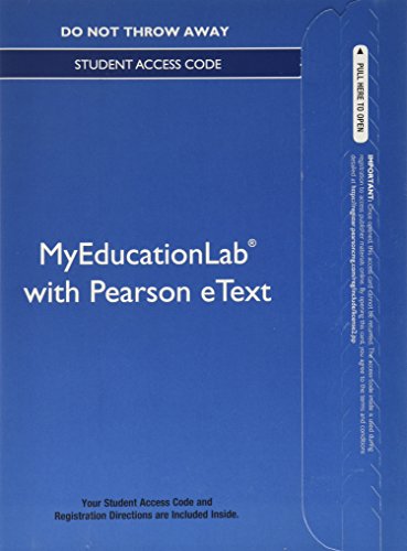 Book cover for NEW MyLab Education with Video-Enhanced Pearson eText -- Standalone Access Card -- for Foundations of American Education