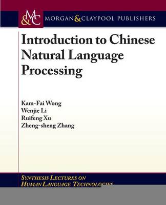 Cover of Introduction to Chinese Natural Language Processing