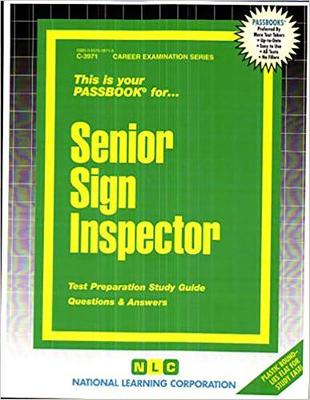 Book cover for Senior Sign Inspector