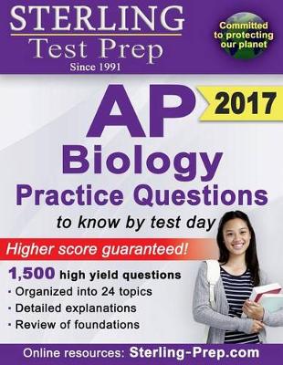 Book cover for Sterling AP Biology Practice Questions