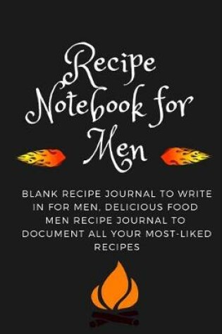 Cover of Recipe Notebook for Men