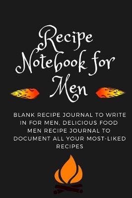 Book cover for Recipe Notebook for Men