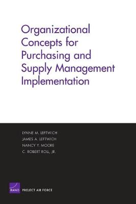 Book cover for Organizational Concepts for Purchasing and Supply Management Implementation