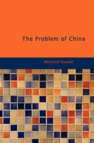 Cover of The Problem of China