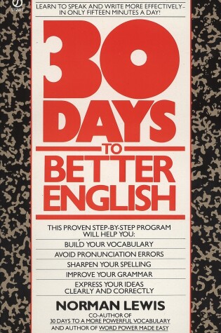 Cover of Thirty Days to Better English