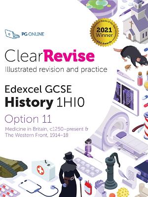 Book cover for ClearRevise Edexcel GCSE History 1HI0 Medicine in Britain