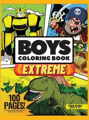 Book cover for Extreme Coloring Book for Kids, 100 Pages