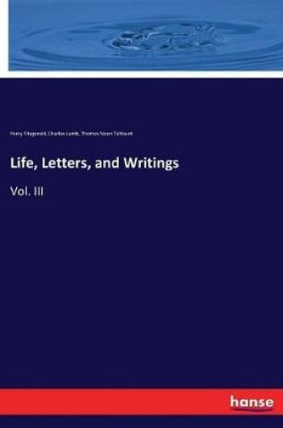 Cover of Life, Letters, and Writings