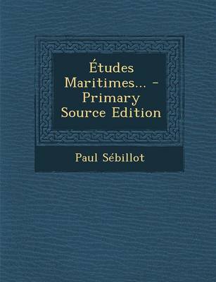 Book cover for Etudes Maritimes...