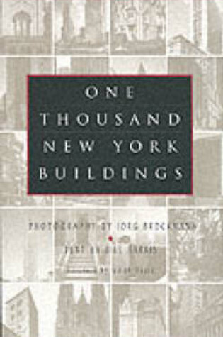 Cover of One Thousand New York Buildings