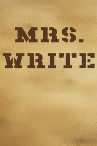 Cover of Mrs. Write