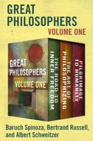 Cover of Great Philosophers Volume One