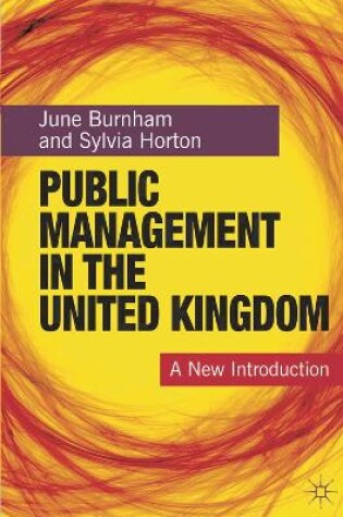 Cover of Public Management in the United Kingdom