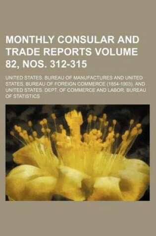 Cover of Monthly Consular and Trade Reports Volume 82, Nos. 312-315