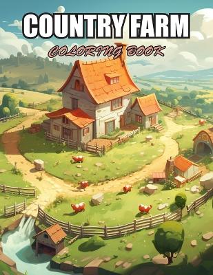 Book cover for Country Farm Coloring Book