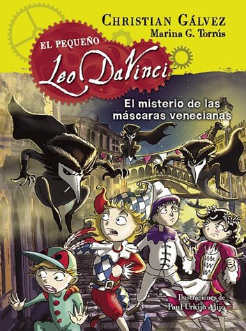 Book cover for El misterio de las máscaras venecianas / The Mystery of the Venetian Masks