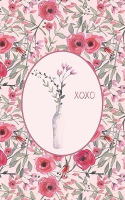 Book cover for XOXO Red Roses - Lined Notebook with Margins - 5