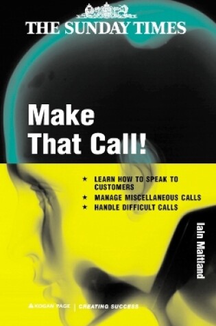 Cover of Make That Call !