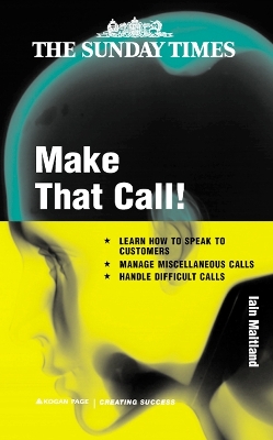 Cover of Make That Call !