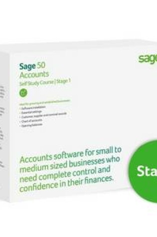 Cover of Sage 50 Accounts V23 Self Study Workbooks