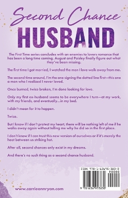 Book cover for Second Chance Husband - Special Edition