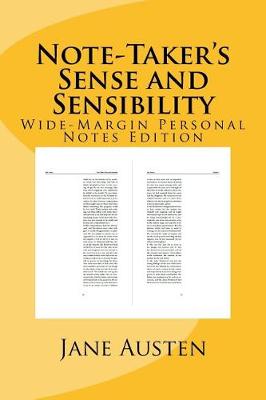 Book cover for Note-Taker's Sense and Sensibility