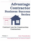 Cover of Contract Law for Construction Contractors