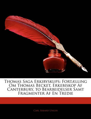 Book cover for Thomas Saga Erkibyskups